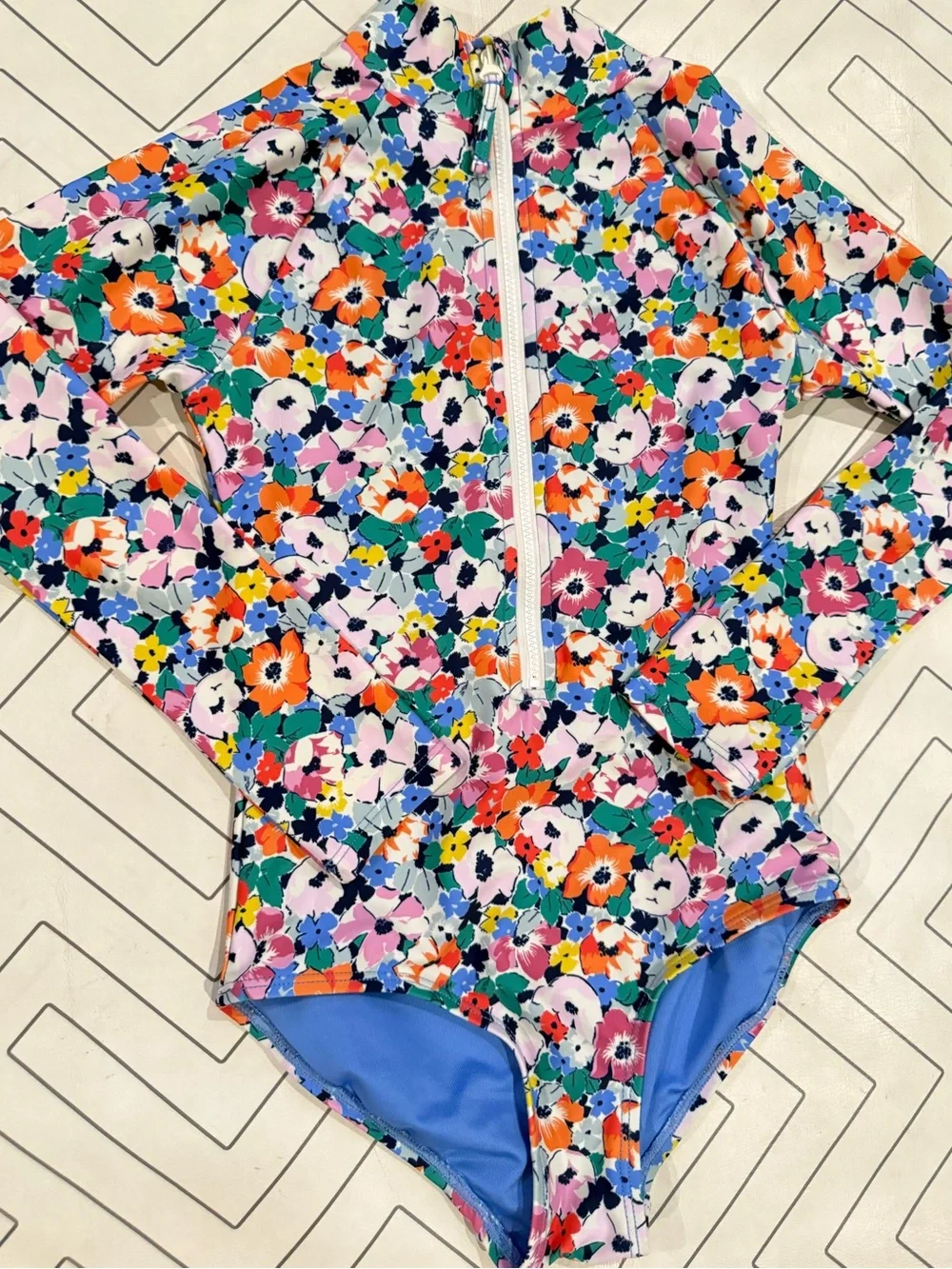 GAP Floral Longsleeve Swimsuit